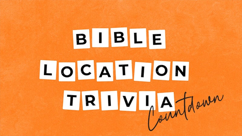 Unscramble Bible Location Trivia Countdown